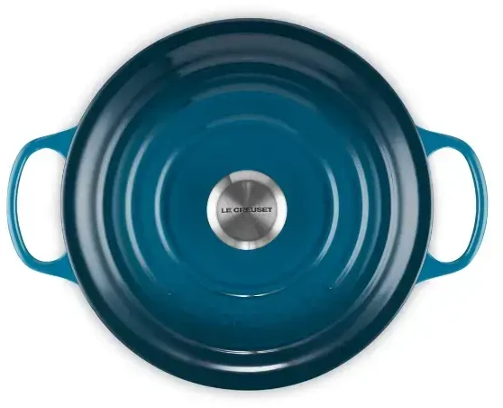 Le Creuset BRÄTER RUND SIG 24 CM DEEP TEAL