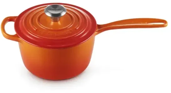 Le Creuset Cast iron sauce pan Ø16cm / 1.5L oranžinis