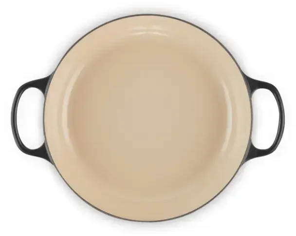 Le Creuset Cast iron shallow puodas 30cm / 3,5L mat juodas