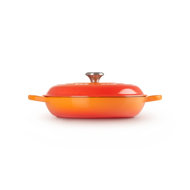Le Creuset Gourmet Puodas su dangteliu 30 cm oranžinis