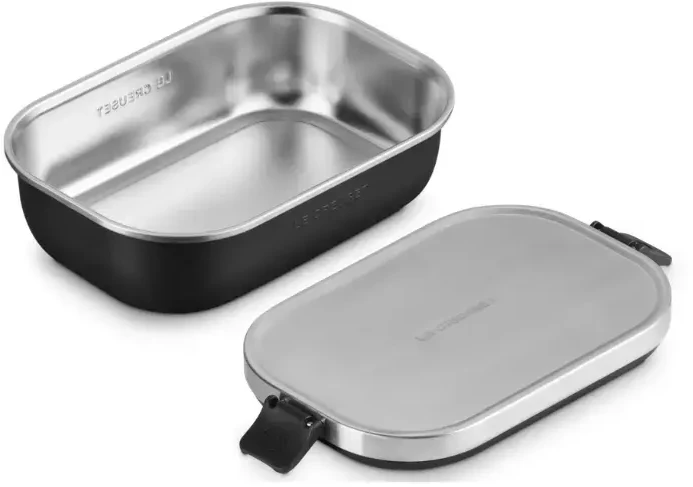 Le Creuset Pietų dėžutė ON THE GO 900 ml matinis juodas
