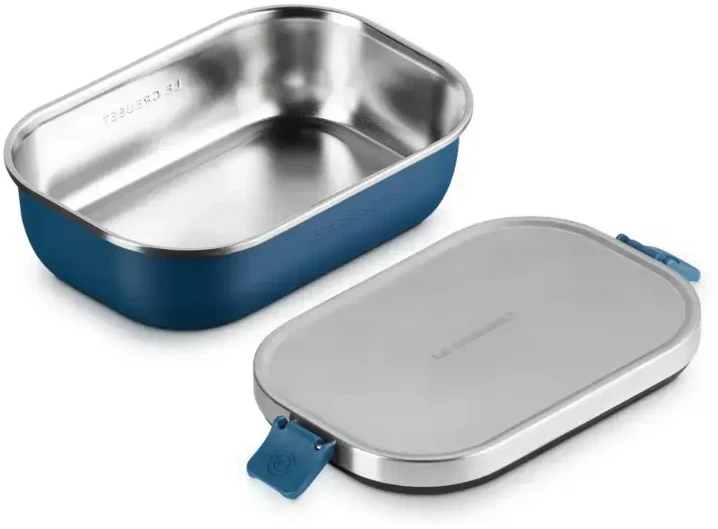 Le Creuset Priešpiečių dėžutė ON THE GO 900ml mėlynas
