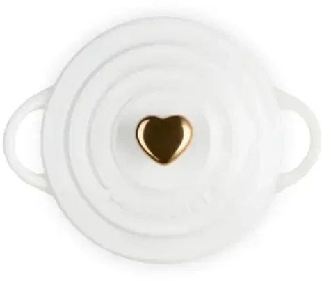 Le Creuset Mini Cocotte akmens masės indas Ø10cm baltas