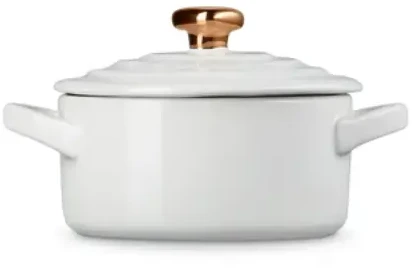 Le Creuset Mini Cocotte akmens masės indas Ø10cm baltas