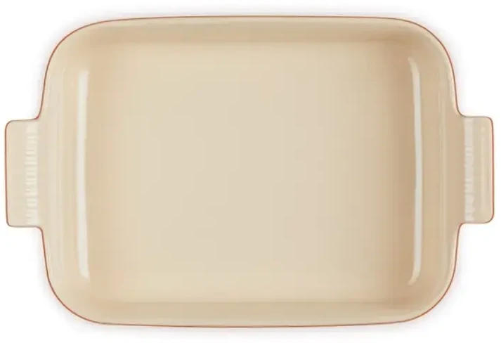 Le Creuset Rectangular baking dish Heritage stoneware 32x24cm / 4L red