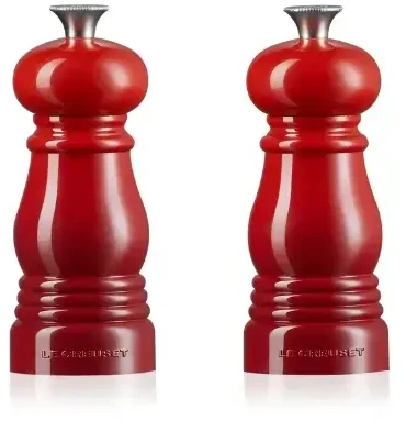Le Creuset Salt and pepper grinder set 11cm red