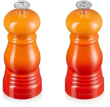 Le Creuset Salt and pepper mill set 11cm Oranžinis