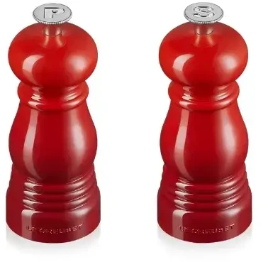 Le Creuset Salt and pepper grinder set 11cm red