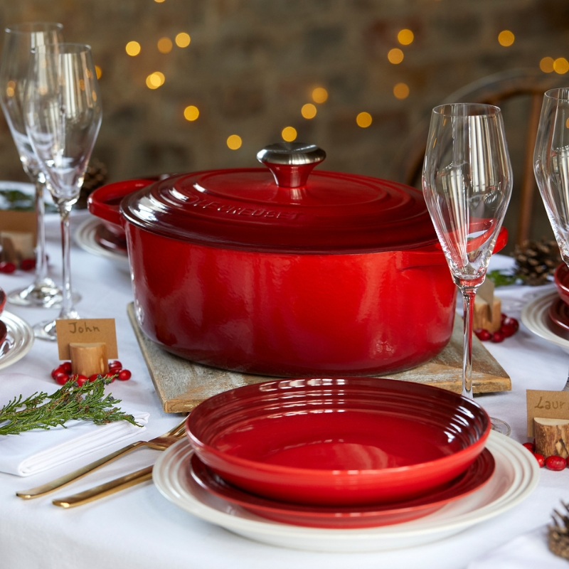 Le Creuset Signature Roaster ovalus 31 cm vyšnių raudonumo (21178310602430)