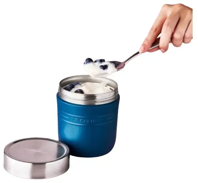 „Le Creuset“ termosas „On The Go“, 500 ml, tamsiai žalsvai mėlynas