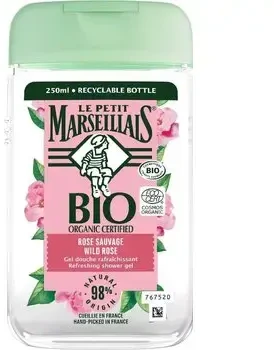 Le Petit Marseillais Bio Organic Certified Wild Rose Refreshing Dušo želė Dušo želė
