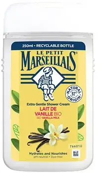 Le Petit Marseillais Kreminis dušo želė BIO Vanilla Milk Shower Kreminis
