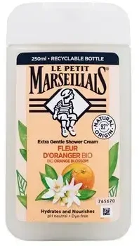 Le Petit Marseillais Extra Gentle Shower Kreminis Organic Oranžinis Blossom Shower Kreminis