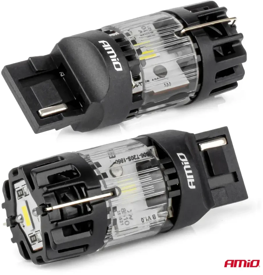 „Lumitec T20S 7440 W21W“ LED lemputė 12 V, „Full Canbus“, balta, 1 vnt. amio-04686