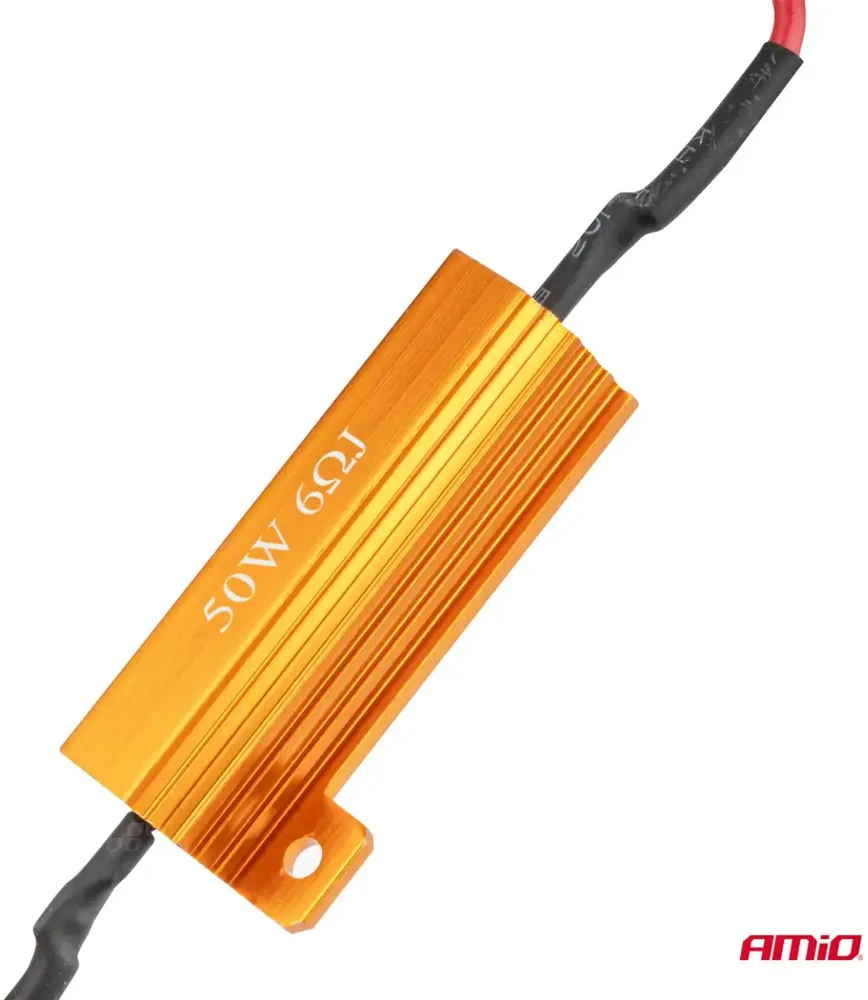 CAN-bus rezistorius LED lempoms 6 omų 50 W amio-04094