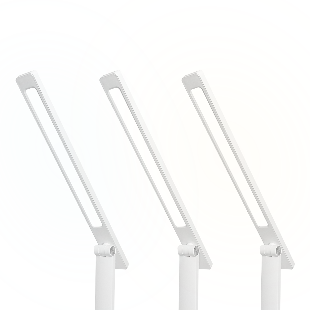 Lamex LED stalinė lempa 10W, 300045006000K, indukcinis įkrovimas, jutiklinis valdymas, reguliatorius, balta, LTC