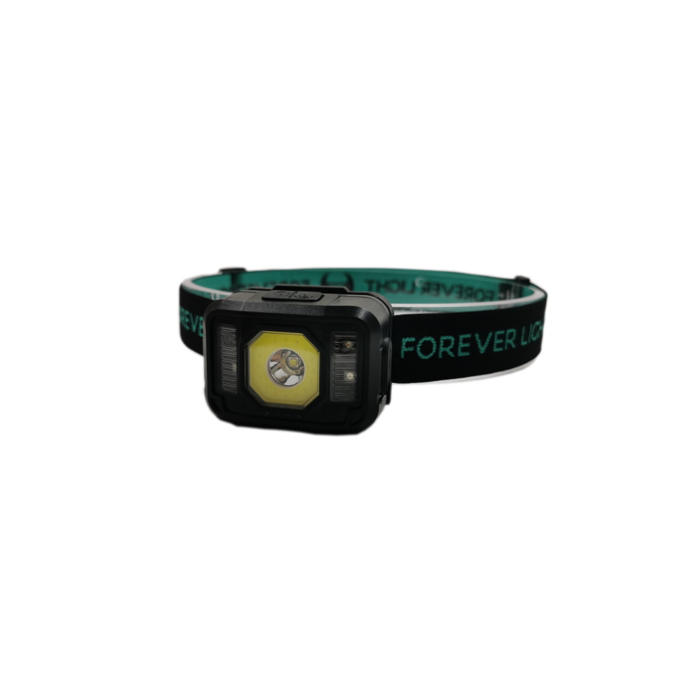 LED galvos šviestuvas Senso XP-E 3W + COB 3W su jutikliu 270lm 1200mAh Li-Pol Forever Light