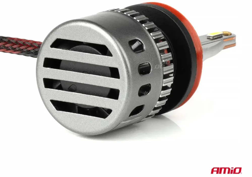 LED žibintų lemputės K3 Series H8 H9 H11 H16 12V 6000K canbus AMIO-03686