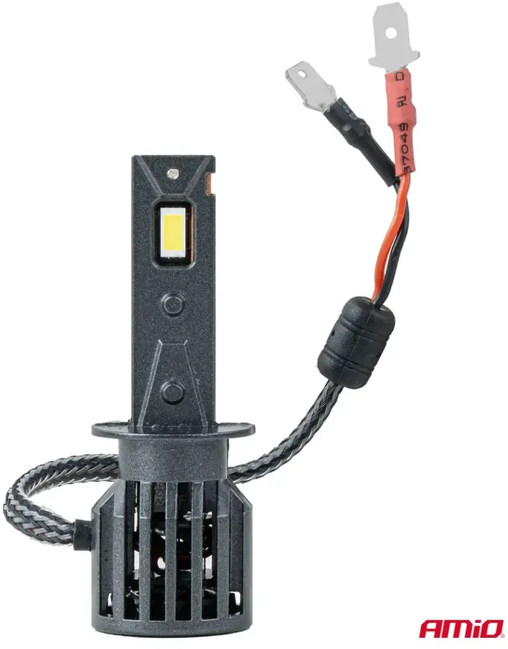 LED žibintų lemputės F25 Sidabrinis FULL CANBUS H1 54W 12V 24V AMIO-04701