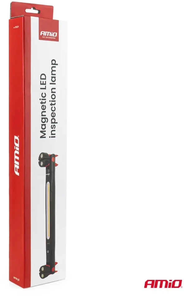 LED apžiūros lempa su magnetu ir spaustuku 4000 mAh amio-05024