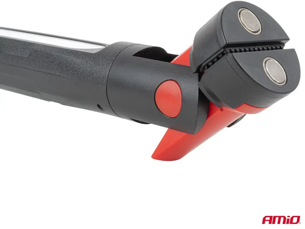 LED apžiūros lempa su magnetu ir spaustuku 4000 mAh amio-05024