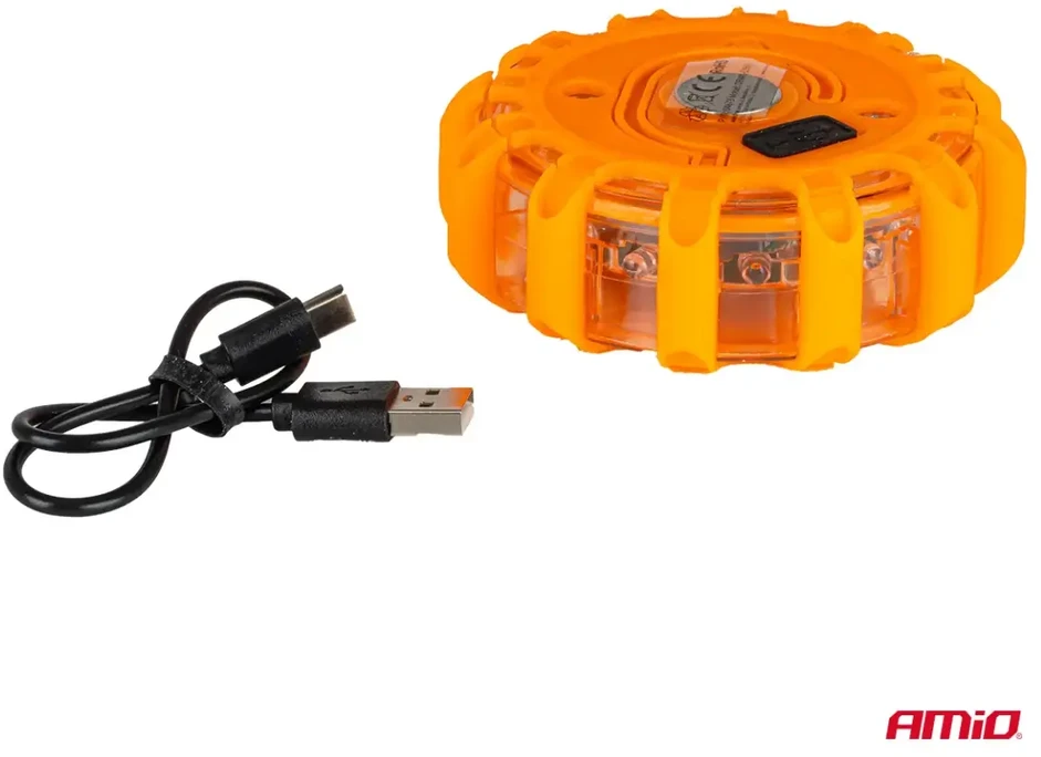 Akumuliatorinis LED avarinis šviestuvas su žibintuvėlio funkcija, 12 SMD + 3 SMD, 650 mAh AMIO-04829