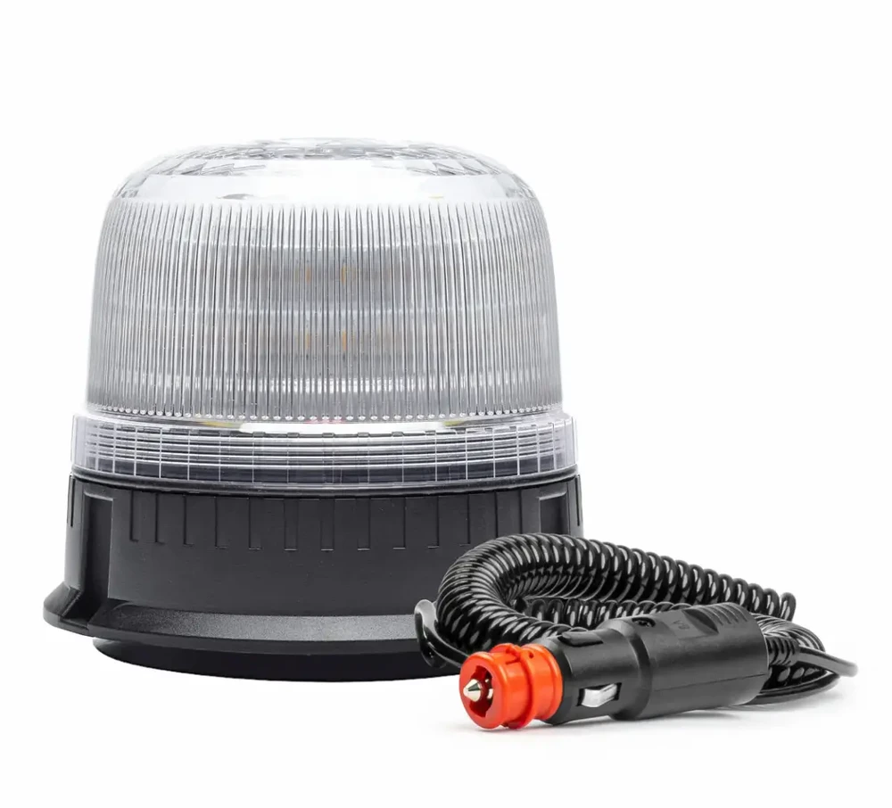 LED įspėjamasis žibintas 24 LED W25M 12V 24V AMIO-03340