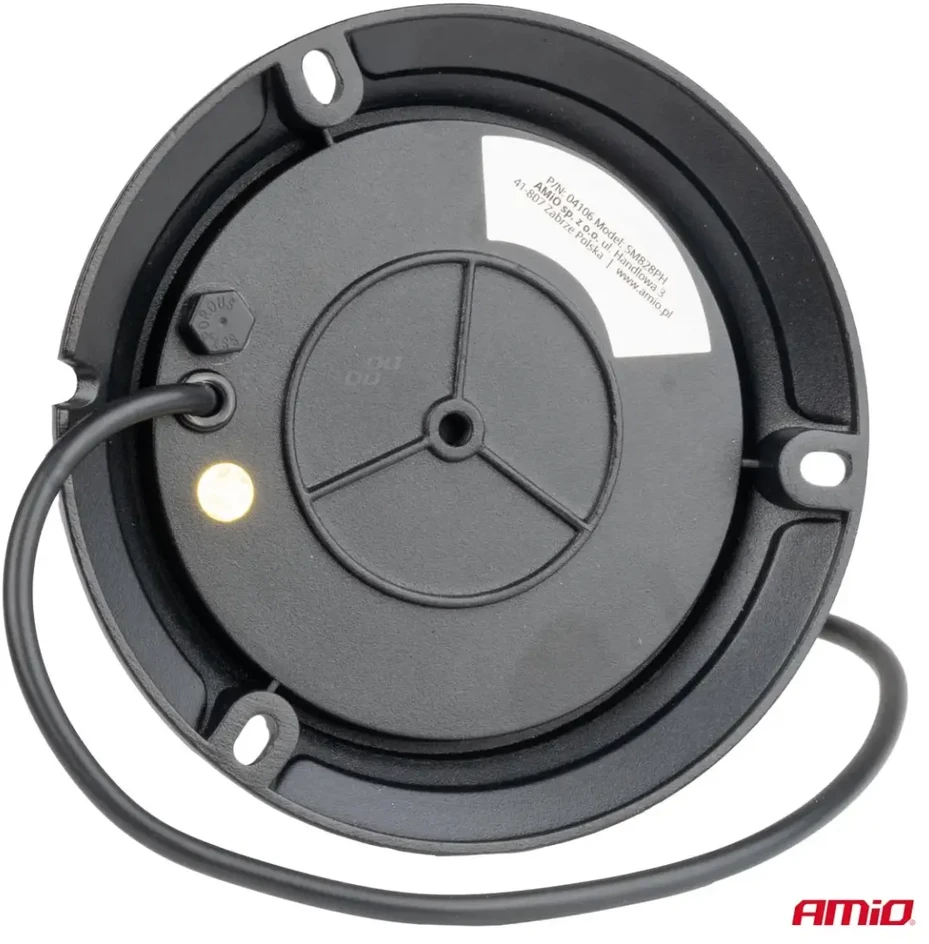 LED įspėjamoji lempa W28B 12V 24V AMIO-04106