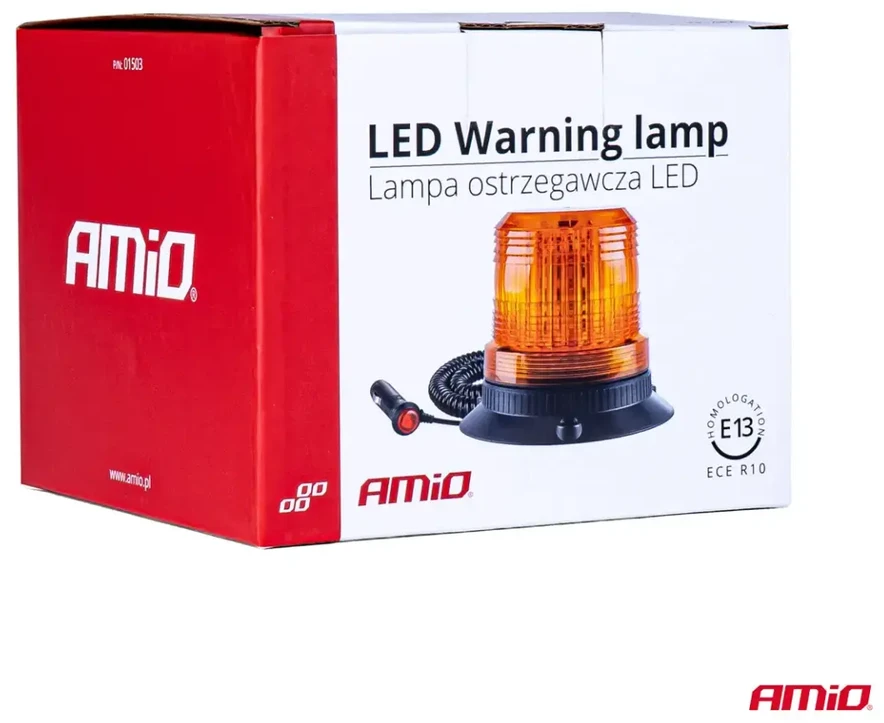 LED įspėjamoji lempa R10 12V 24V W14M AMIO-01503