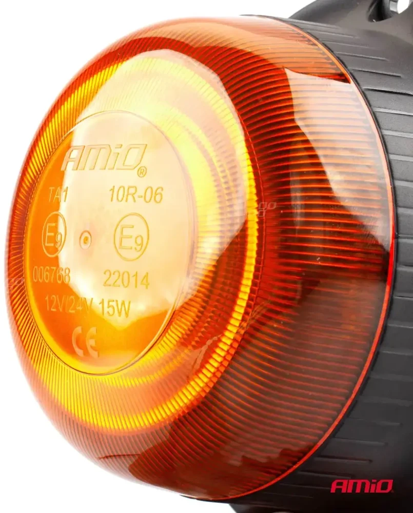 LED įspėjamoji lempa su magnetu W21m R65 R10 18LED 12/24V IP56 AMIO-02925