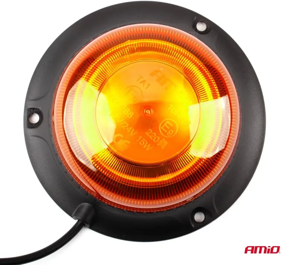 LED įspėjamoji lempa su magnetu W21m R65 R10 18LED 12/24V IP56 AMIO-02925