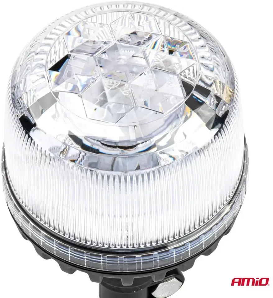 LED įspėjamasis žibintas W25p 24LED 12/24V IP66 AMIO-03338