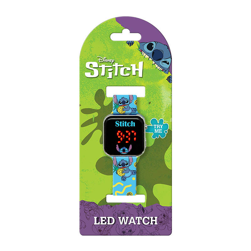 Kids Licensing Vaikų licencijavimo LED laikrodis Lilo&Stitch KiDS licencijavimas