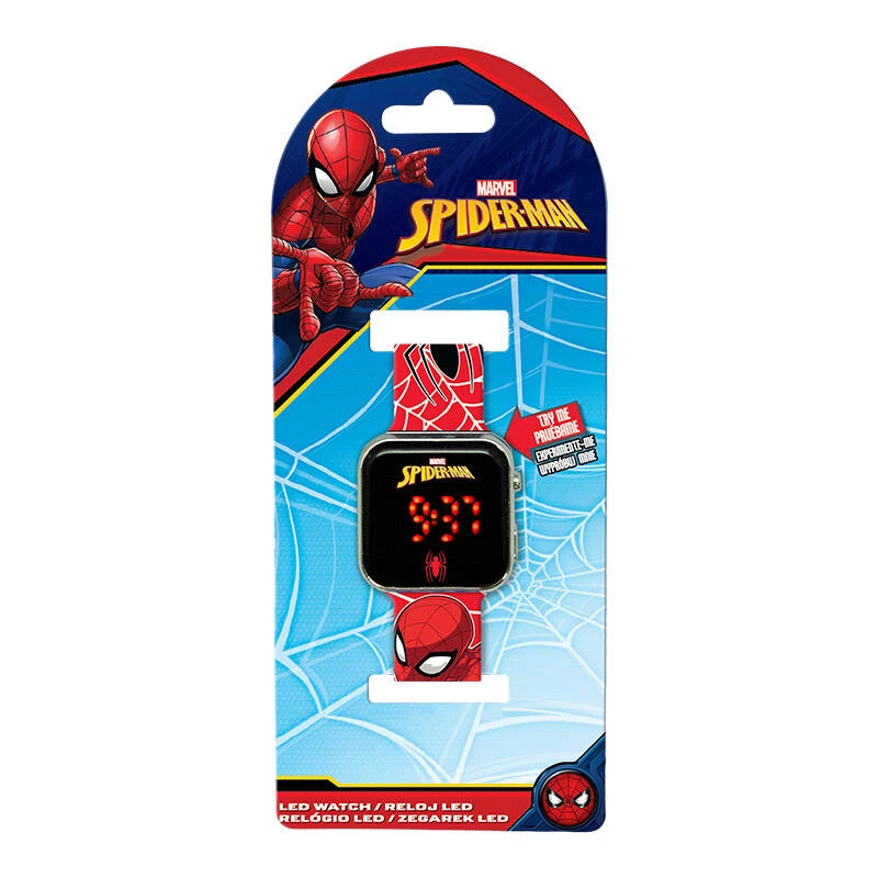 Kids Licensing Spiderman LED laikrodis