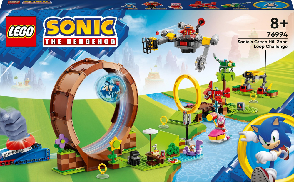 LEGO® Sonic the Hedgehog Žaliojo kalno zonos kilpos iššūkis (76994)