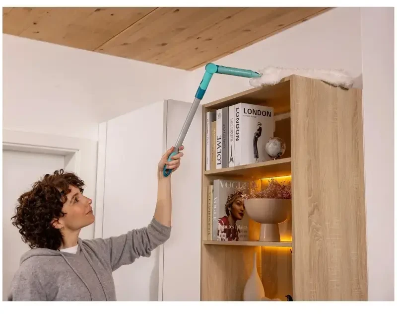 Lumarko Leifheit dulkių šluostė 56 cm ir rankena 43 cm Superduster XL Pro Reach komplektas