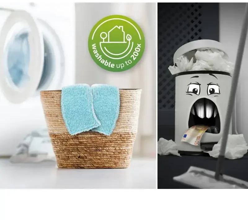 Leifheit 52127 rinkinys - šluostė ir kibiras „Clean Twist M Ergo“ + NEMOKAMAS itin stiprus grindų valiklis 1 l