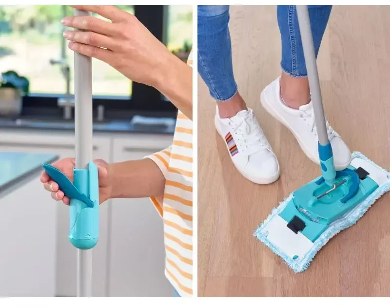 Leifheit 52127 rinkinys - šluostė ir kibiras „Clean Twist M Ergo“ + NEMOKAMAS itin stiprus grindų valiklis 1 l