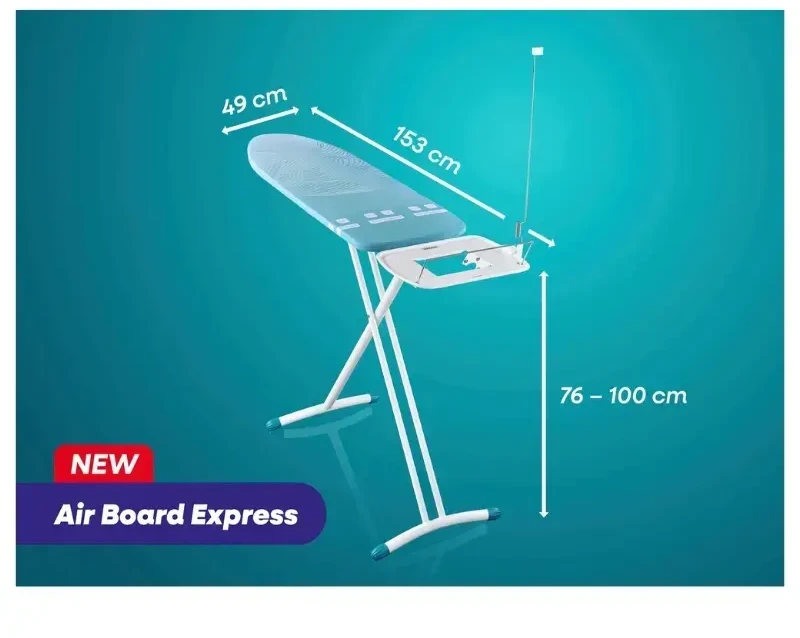 „Leifheit Air Board Express M“ lyginimo lenta, tvirta, 1200 x 380 mm