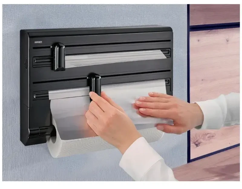 Leifheit Paper, foil, filmas holder Parat Juodas
