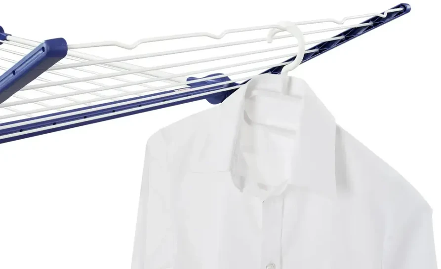 Leifheit Pegasus 200 Comfort Clothes horse wing Mėlyna, Baltas