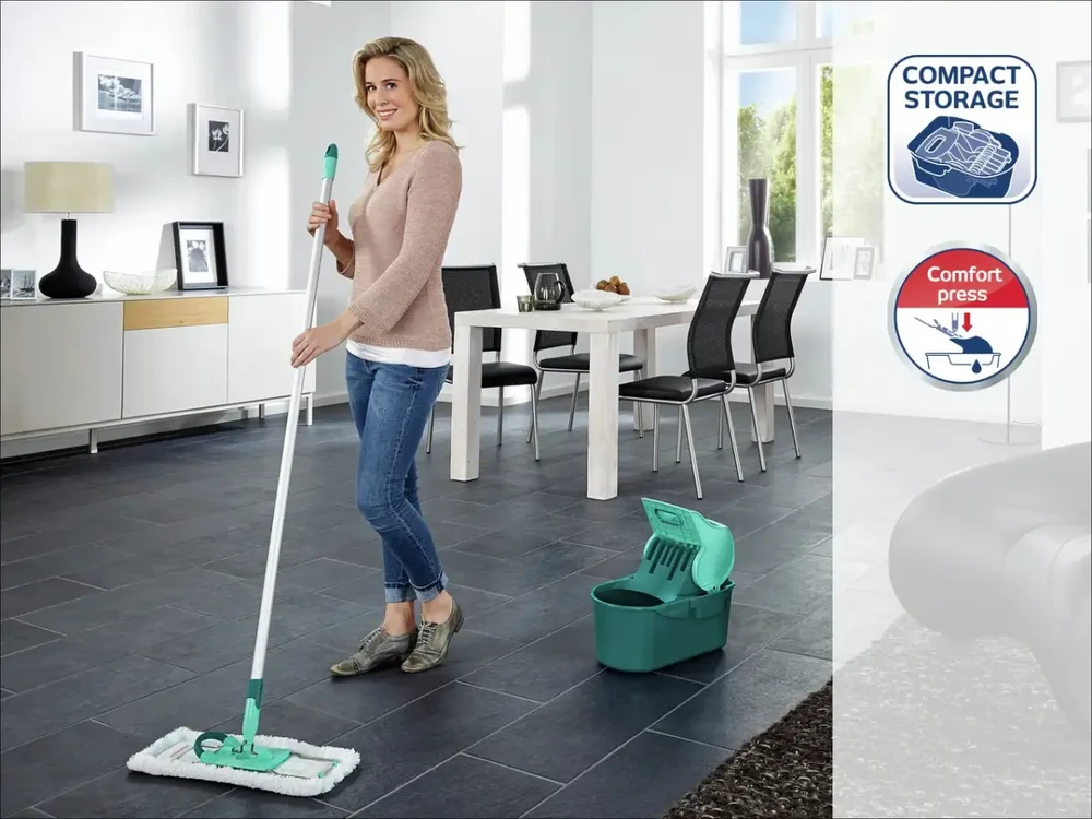 Leifheit Grindų šepečio kibiras PROFI COMPACT