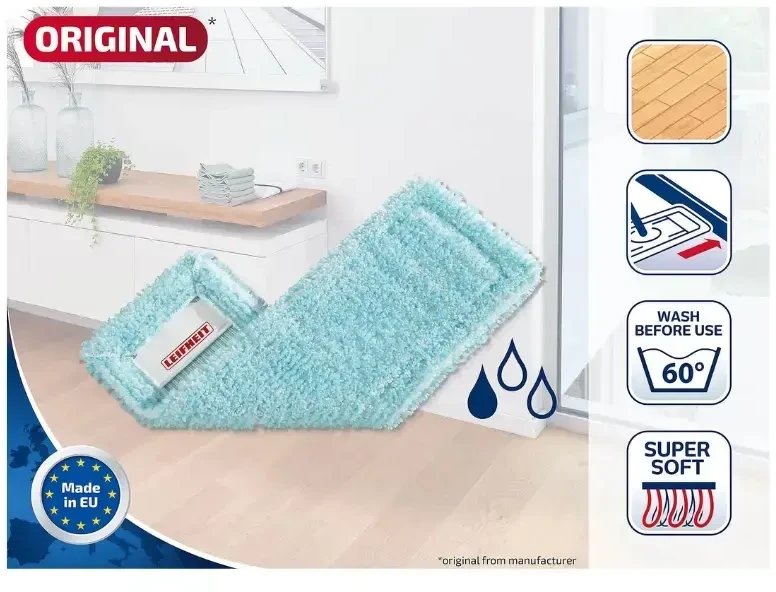 „Leifheit“ keičiamų šluosčių rinkinys, 3 vnt., „Profi XL micro duo“ / „Superduster“ / itin minkštas, 42 cm
