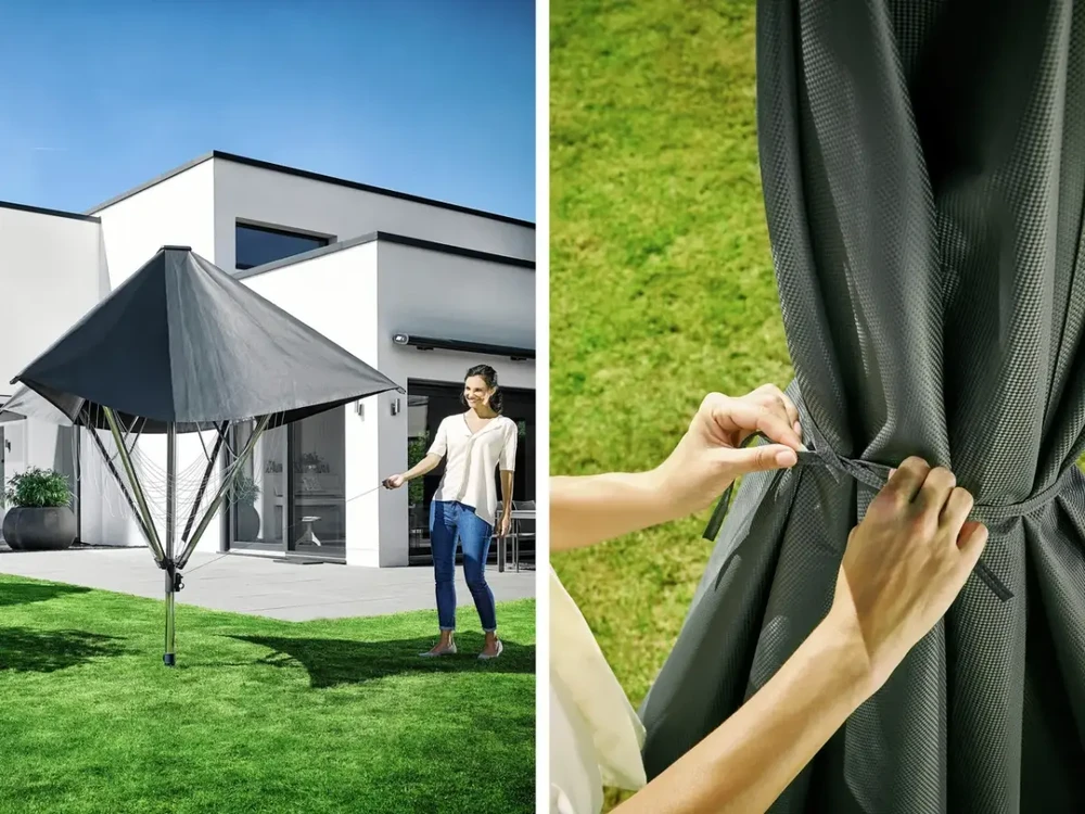Leifheit | Burės, dengtos Rotejs LinoProtect 400 4006501821003 | Pilka