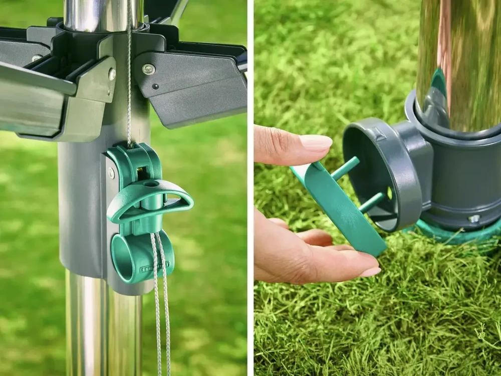 Leifheit | Burės, dengtos Rotejs LinoProtect 400 4006501821003 | Pilka