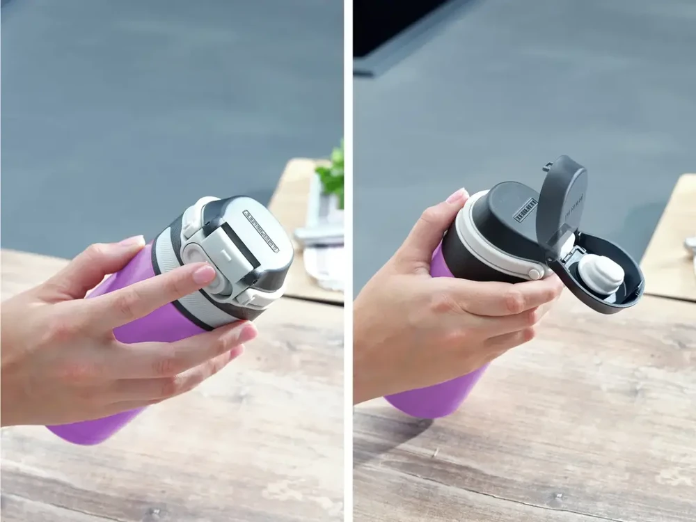 Leifheit Thermal mug Flip 350 ml Violetinė