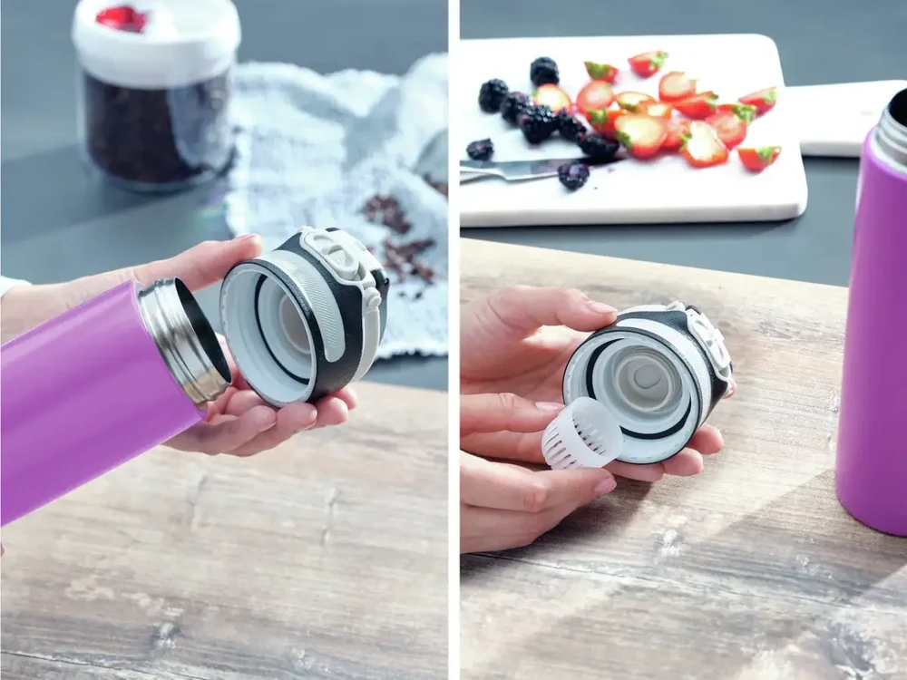 LEIFHEIT Thermos Flip 600ml violetinė