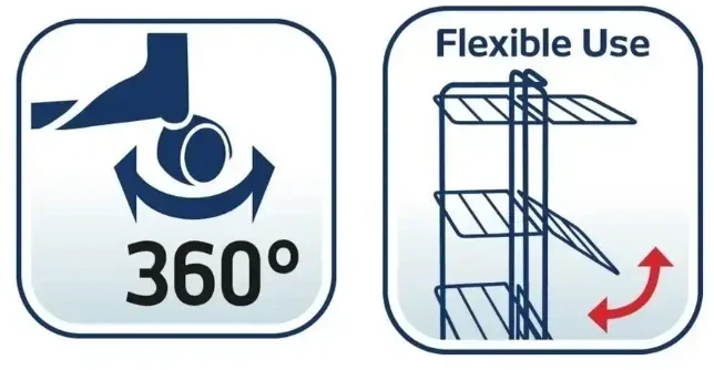 Leifheit Tumble dryer Classic Tower 340 Juodas