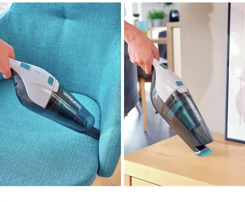 Dulkių siurblys Leifheit Rotaro PowerVac 2in1 2-in-1 stick vacuum Baterija Dry EPA Bagless Juodas, Mėlyna, Baltas