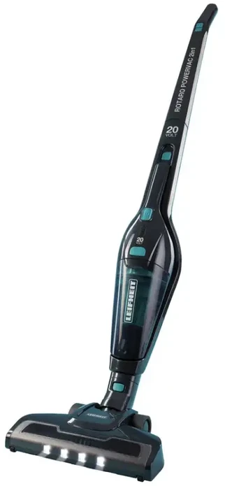Dulkių siurblys Leifheit Rotaro PowerVac 2in1 20V Bagless Juodas, Mėlyna